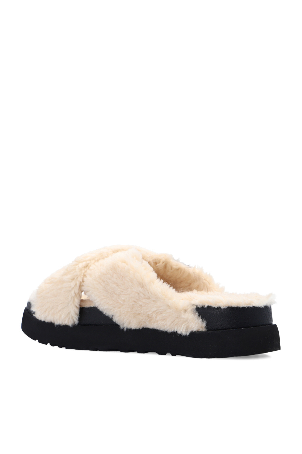 Ugg patchwork sale fluff slide